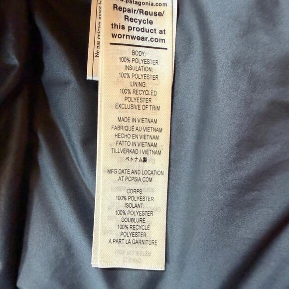 Patagonia Insulated H2No Snowshot Waterproof Breathable Jacket Ski Blue Men’s XL - Picture 4 of 10